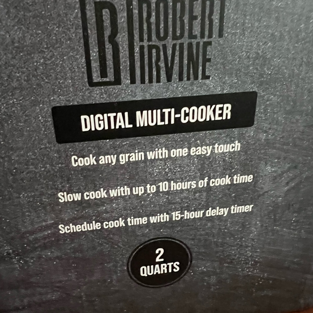 NIB Robert Irvine 2qt. Digital multi cooker - Picture 2 of 2
